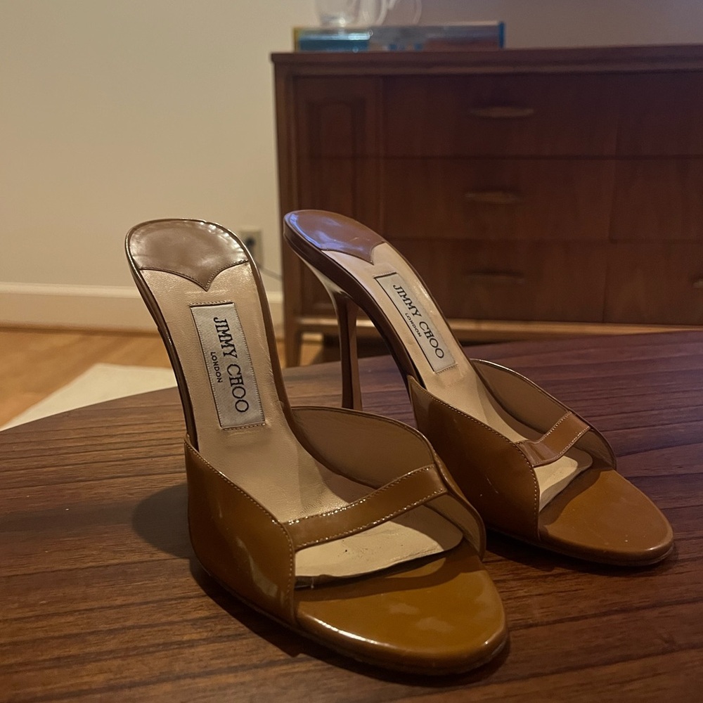 Beautiful Brown Jimmy Choo Mules 🧸🤎👜 👡